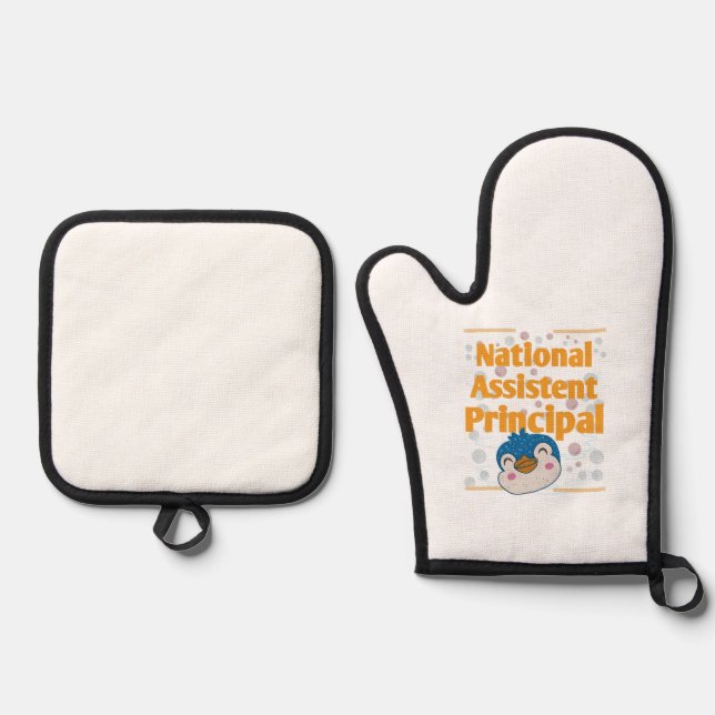 national Principals Oven Mitt & Pot Holder Set (Front)
