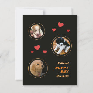 National Puppy Day Card