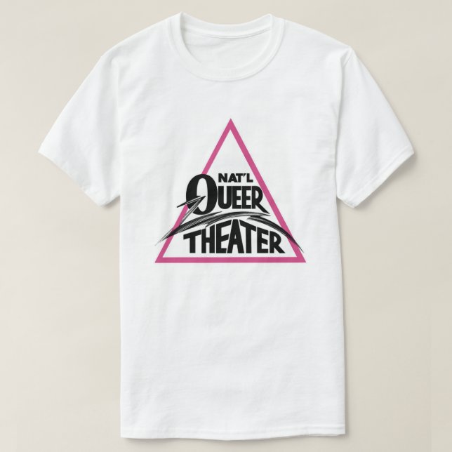 National Queer Theatre Logo T-Shirt Masc (Design Front)