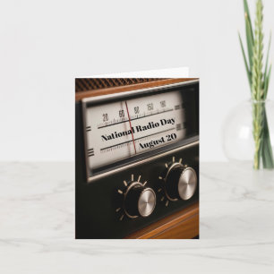 National Radio Day Card