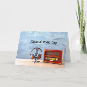 National Radio Day Card