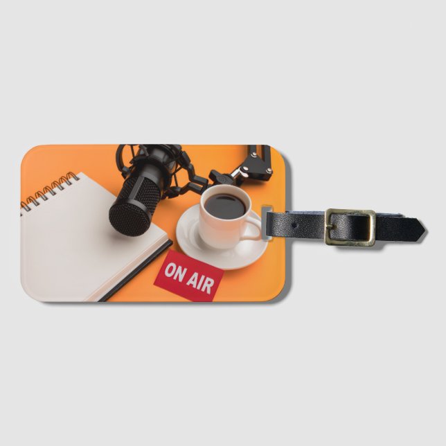 National Radio Day Luggage Tag (Front Horizontal)
