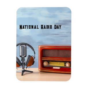 National Radio Day Magnet