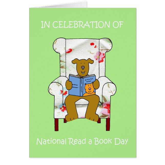 National Read a Book Day August 9th (Front)