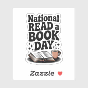 National Read a Book Day Retro Cosy Book Lover