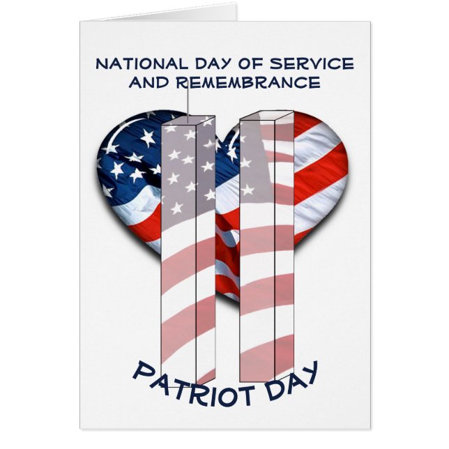 National Remembrance  Day - Patriot Day (Front)