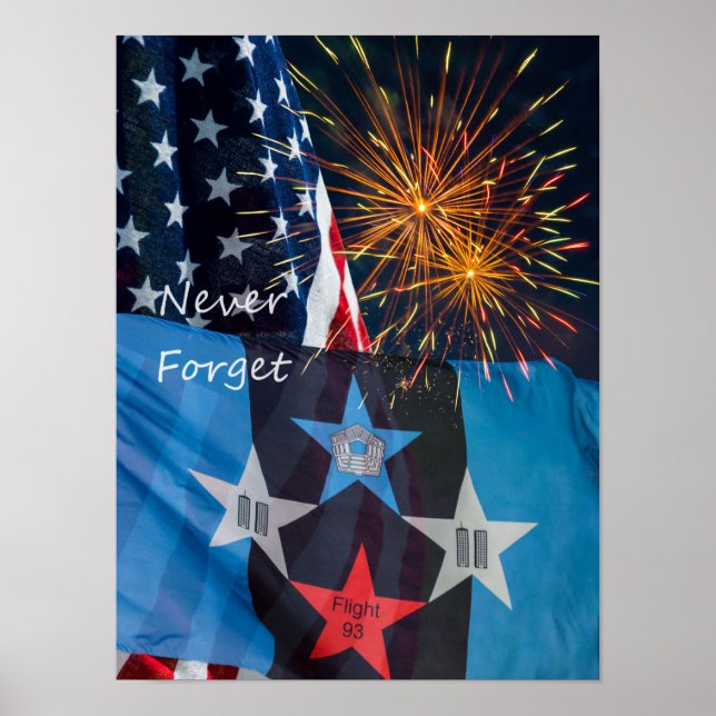 National Remembrance Never Forget Poster (Front)