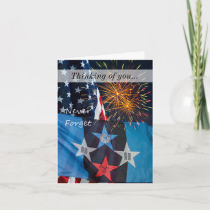 National Remembrance Never Forget Thinking Of You Card