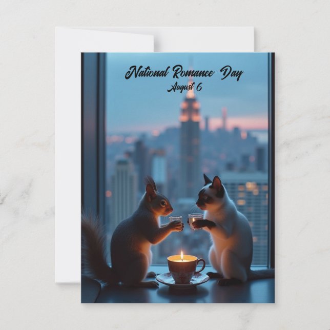 National Romance Day Holiday Card (Front)