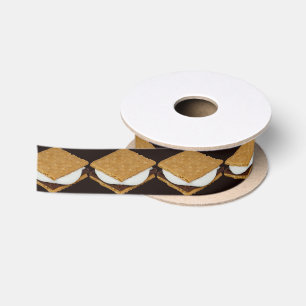National S’Mores Day Satin Ribbon