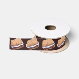 National S’Mores Day Satin Ribbon