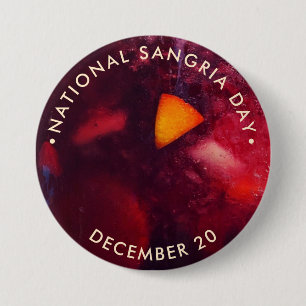 National Sangria Day 7.5 Cm Round Badge