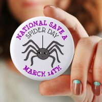 National Save a Spider Day March 14th