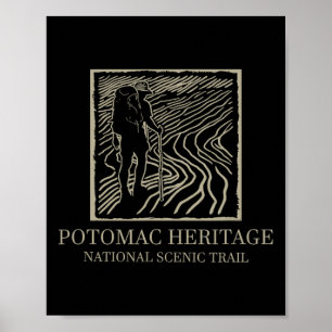 National Scenic Trail - Potomac Heritage Trail Hik Poster