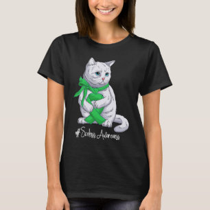 National Scoliosis Awareness Month Green Ribbon Cu T-Shirt