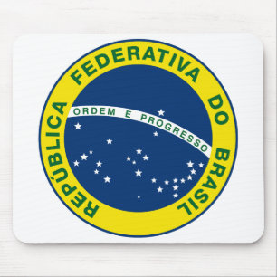 National Seal of Brazil Mouse Mat