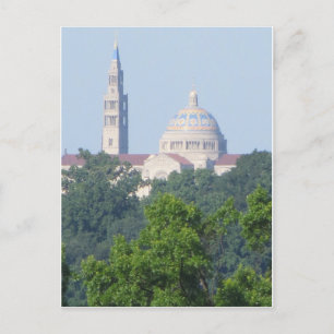 National Shrine Of The Immaculate Conception Holiday Postcard