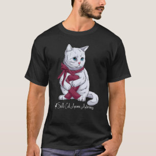 National Sickle Cell Anemia Awareness Month Burgun T-Shirt
