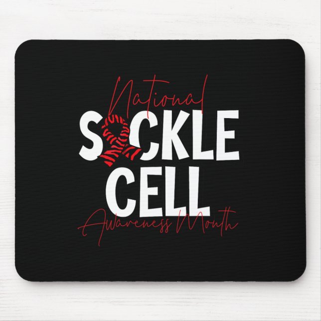 National Sickle Cell Awareness Month 2 Mouse Mat (Front)