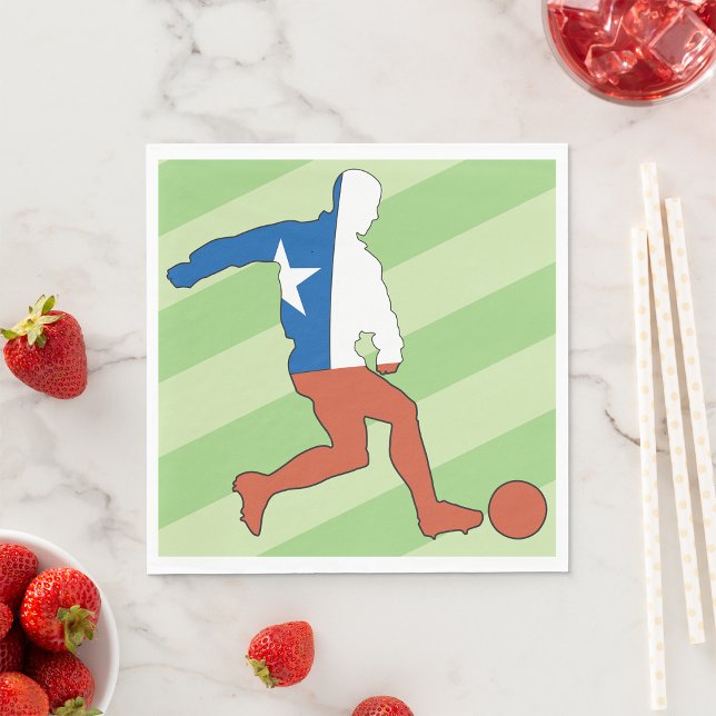 National Soccer Player Paper Napkins (Creator Uploaded)