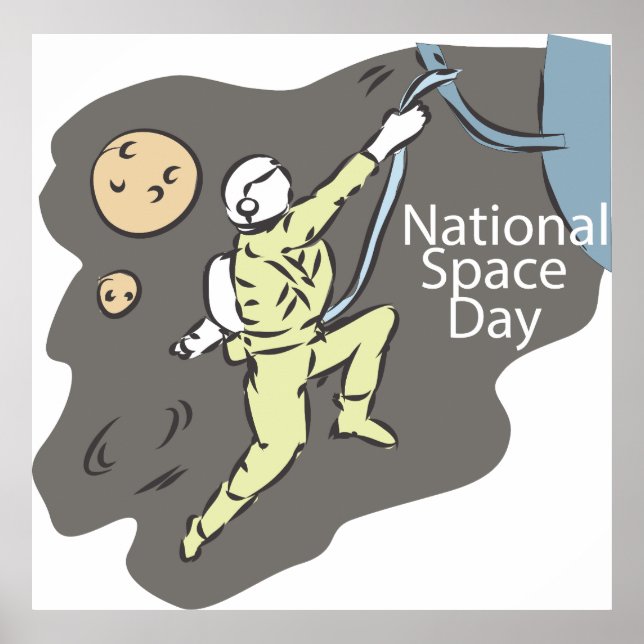National Space Day Sign (Front)