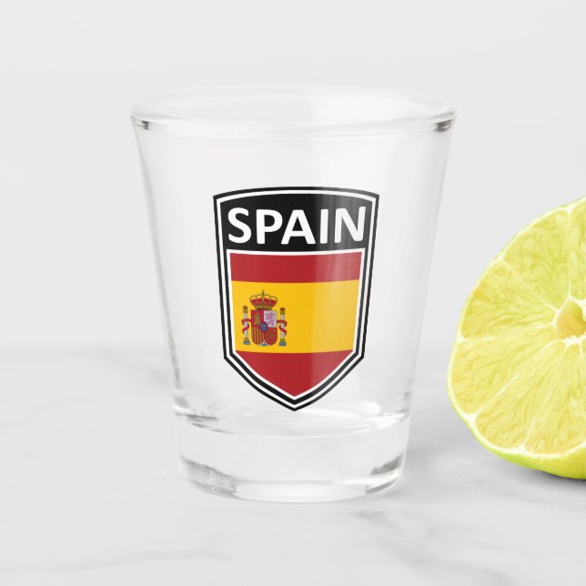 National - Spain Shot Glass (Front)