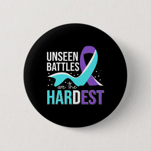 National Suicide Prevention Awareness Month Warrio 6 Cm Round Badge