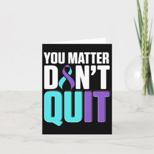 National Suicide Prevention Awareness Month Warrio Card