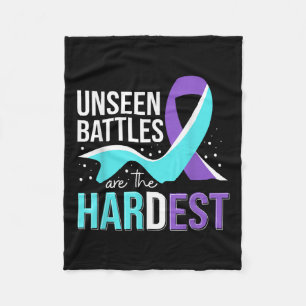 National Suicide Prevention Awareness Month Warrio Fleece Blanket