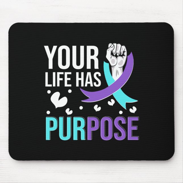 National Suicide Prevention Awareness Month Warrio Mouse Mat (Front)