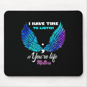 National Suicide Prevention Awareness Week Quote Mouse Mat
