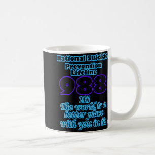 National Suicide Prevention Lifeline 988  Coffee Mug
