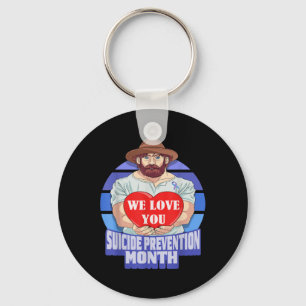 National Suicide Prevention Month Concerned Dad Lo Key Ring