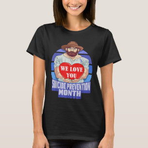 National Suicide Prevention Month Concerned Dad Lo T-Shirt