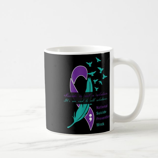 National Suicide Prevention Week Quote  Coffee Mug (Right)