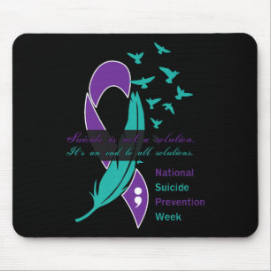 National Suicide Prevention Week Quote Premium Mouse Mat