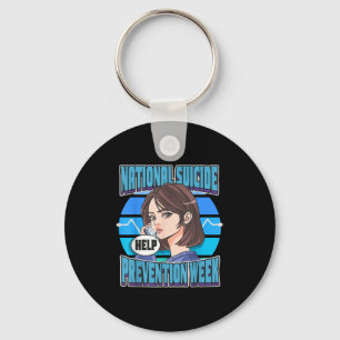 National Suicide Prevention Week Suprt Mental Heal Key Ring