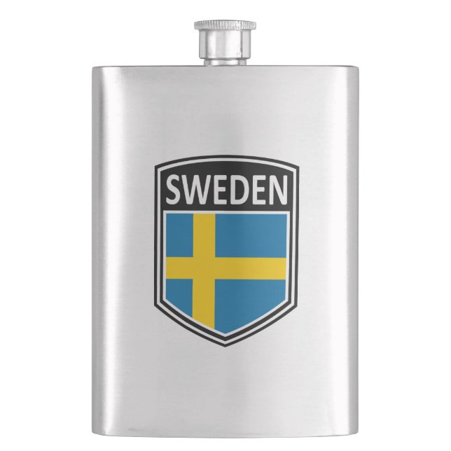 National - Sweden Hip Flask (Front)