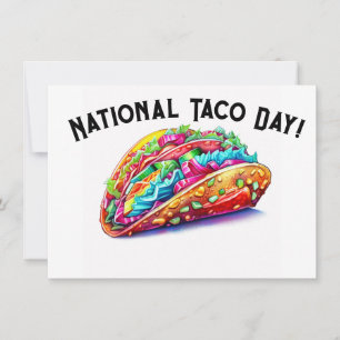 National Taco Day Holiday Card