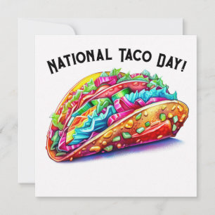 National Taco Day Holiday Card