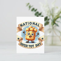 National Tater Tot Day, Postcrossing
