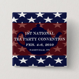 National Tea Party Convention Button