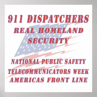National Telecommunicators Week Americas Front Lin Poster