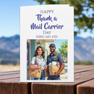 National Thank a Mail Carrier Day   Feb 4th Card