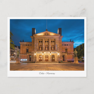 National Theatre Oslo Postcard