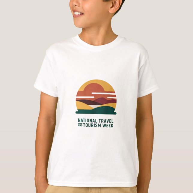 National Travel and Tourism Week, National Travel  T-Shirt (Front)