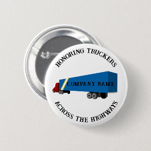 National Trucker's Day 6 Cm Round Badge
