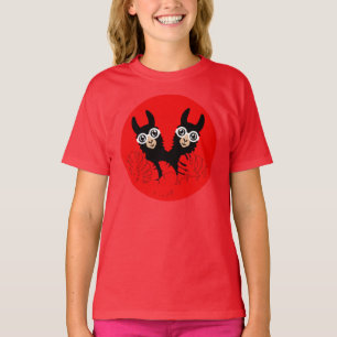 National Twin Day Llama Alpaca December 18 T-Shirt