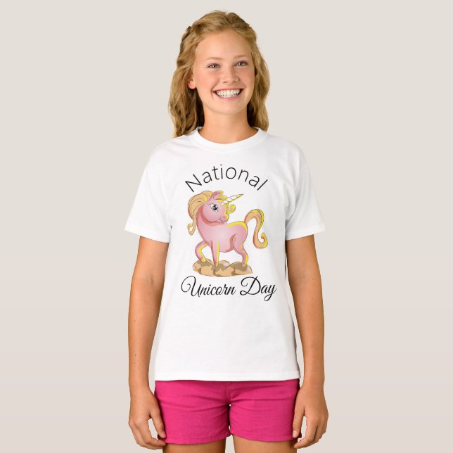 National Unicorn Day shirt (Front Full)