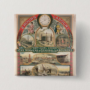 National Union 15 Cm Square Badge